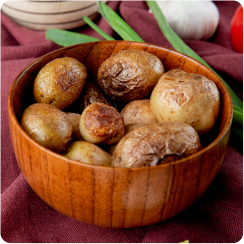 Картопля на мангалі