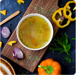 Склад: курячий бульйон